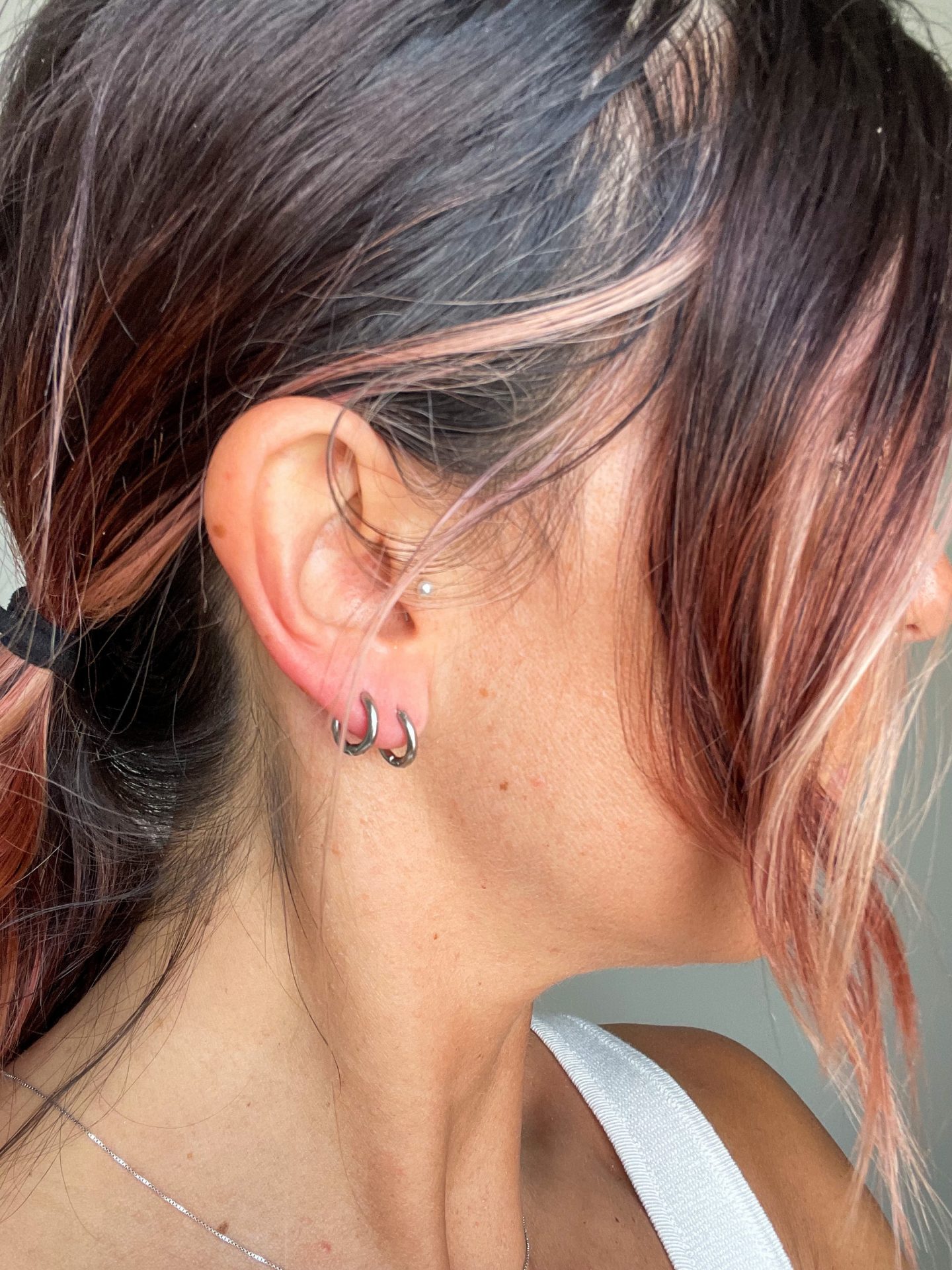 Orecchini Mini Hoops Silver