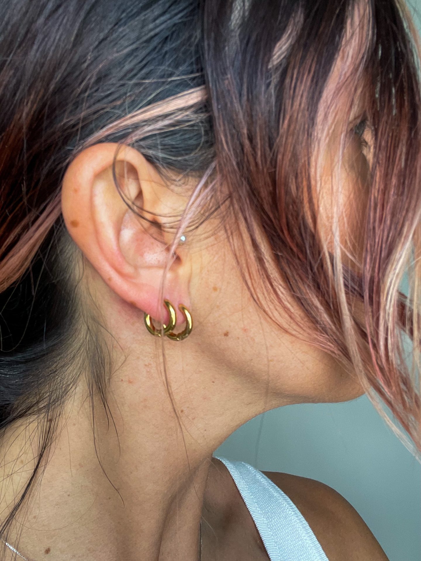 Orecchini Mini Hoops Gold