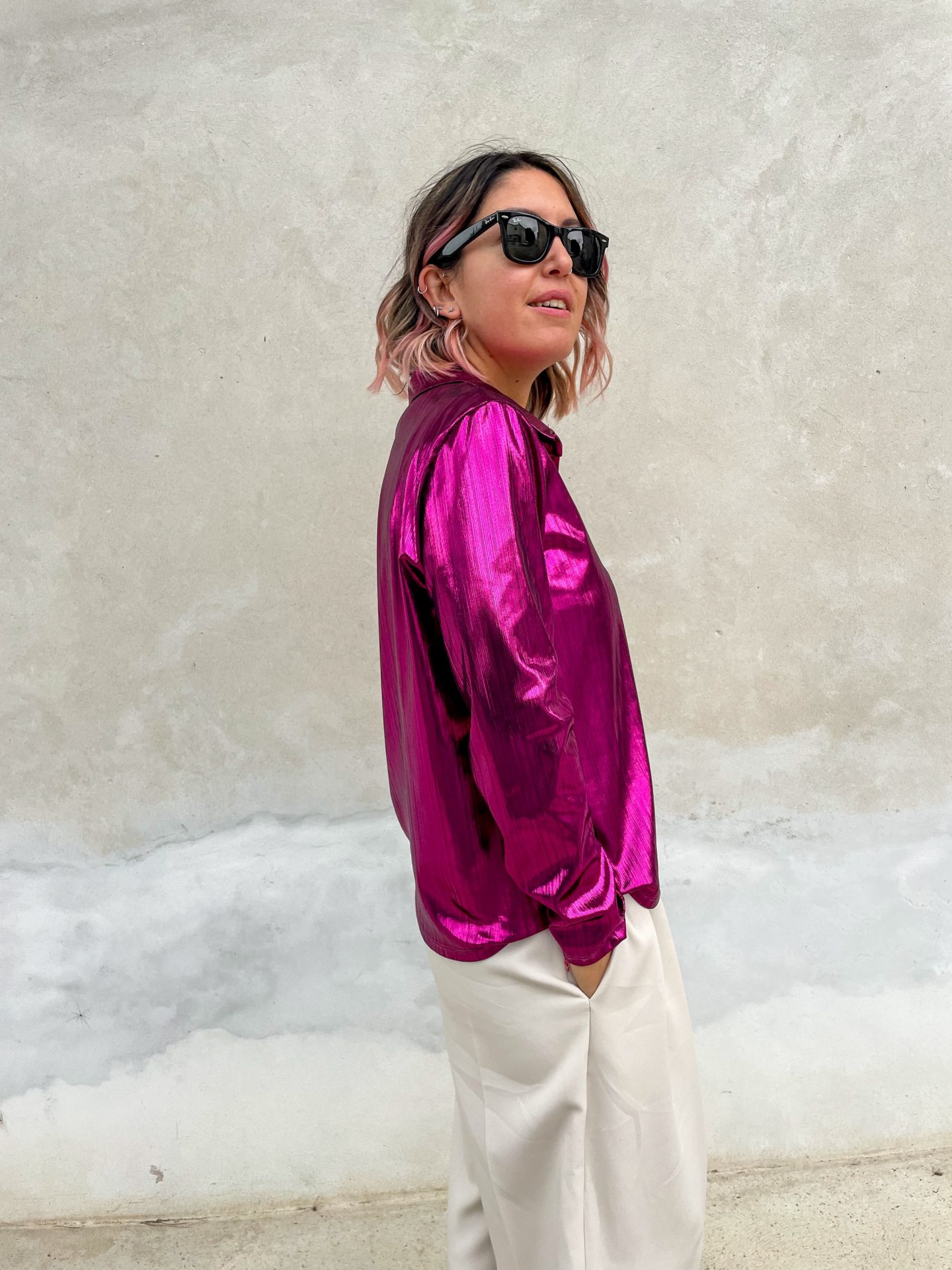 Camicia Flex Fucsia - immagine 2