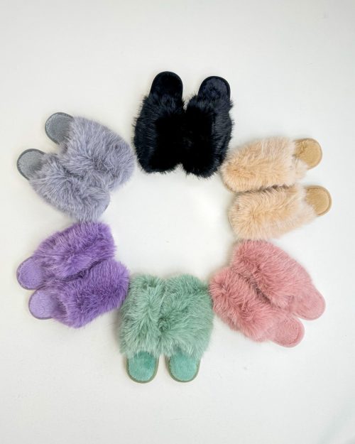 Slippers Eco-Pelliccia
