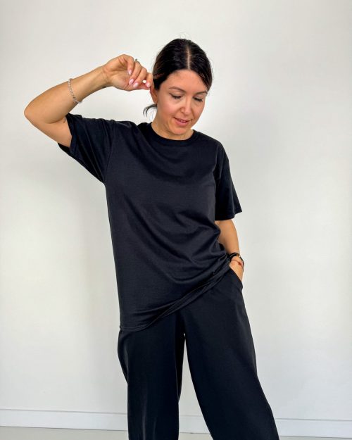 T-shirt Cotone Nero