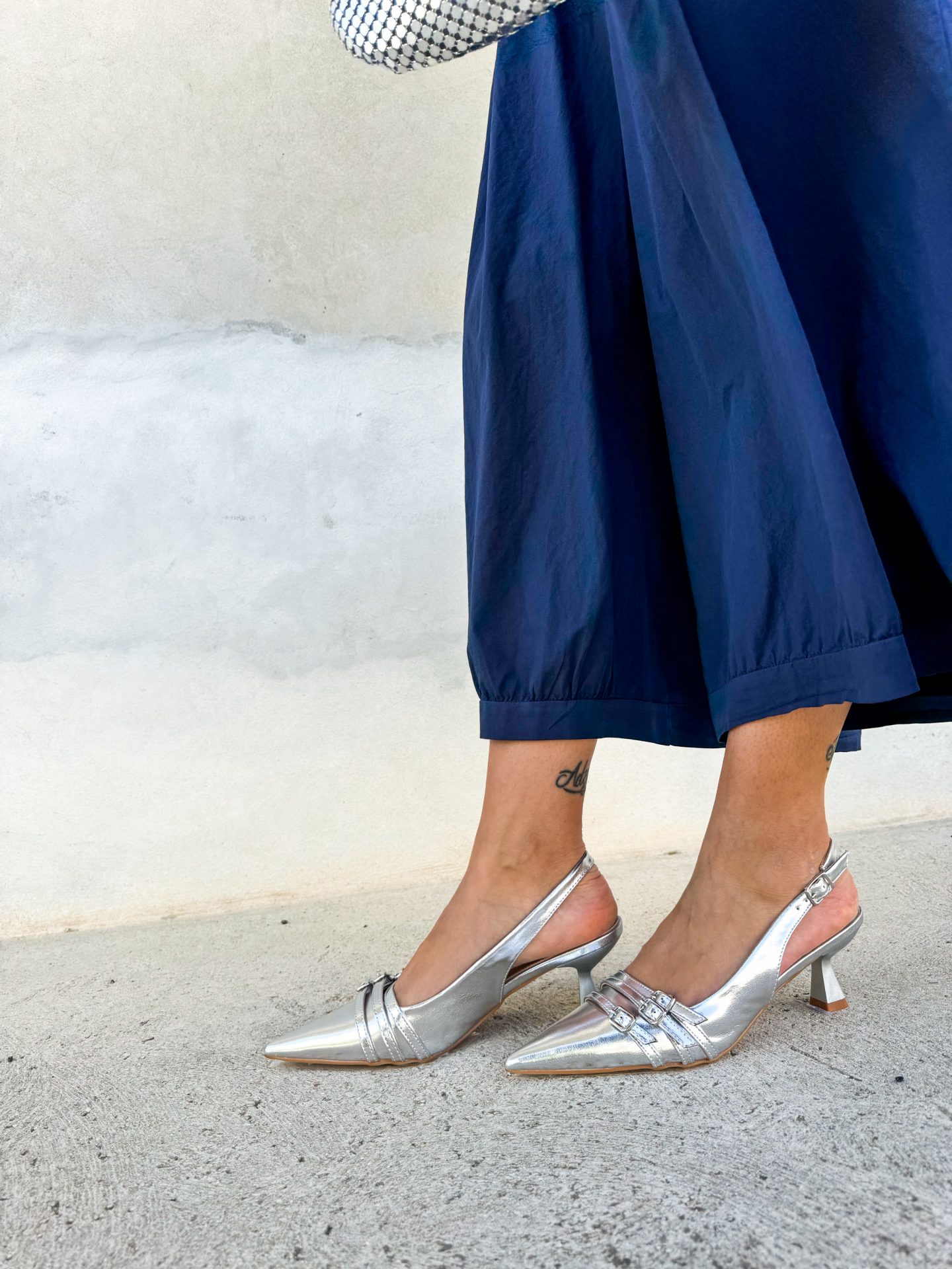 Slingback Zara Argento - immagine 4