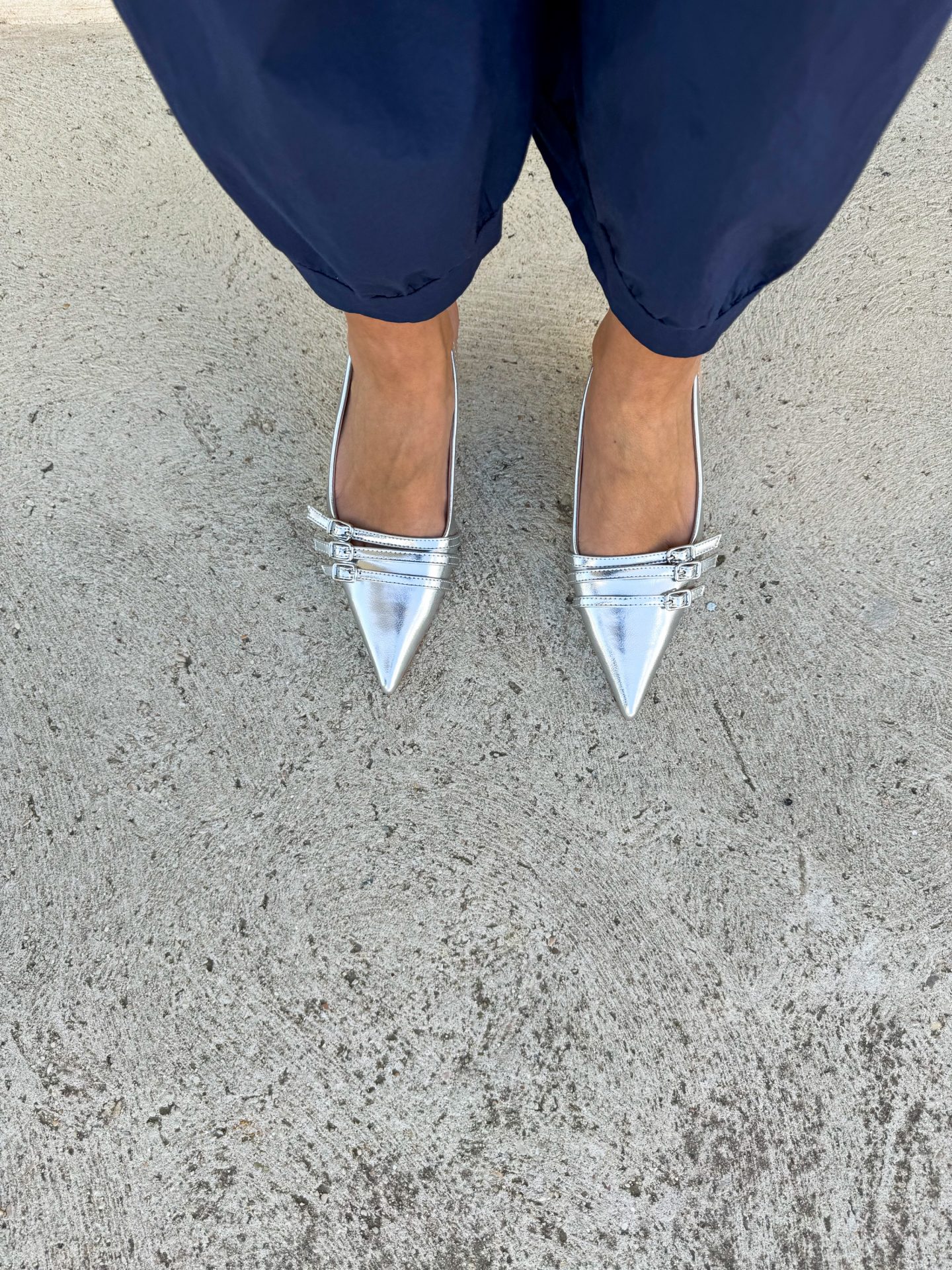 Slingback Zara Argento - immagine 3