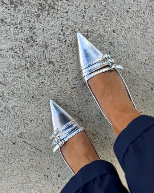 Slingback Zara Argento
