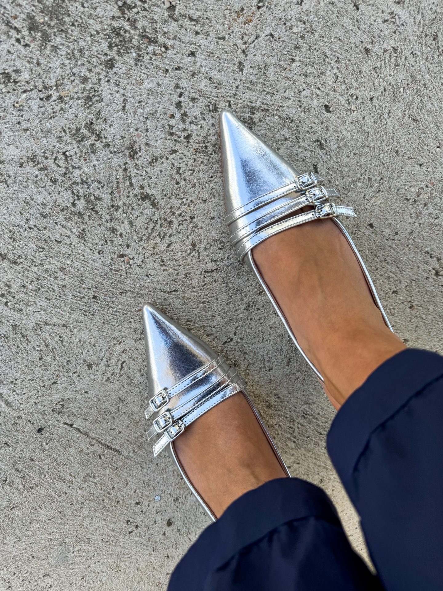 Slingback Zara Argento