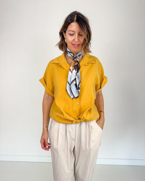 Camicia Posillipo Senape