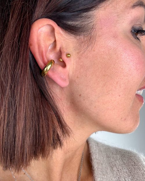 Earcuff Mini (Argento & Oro)