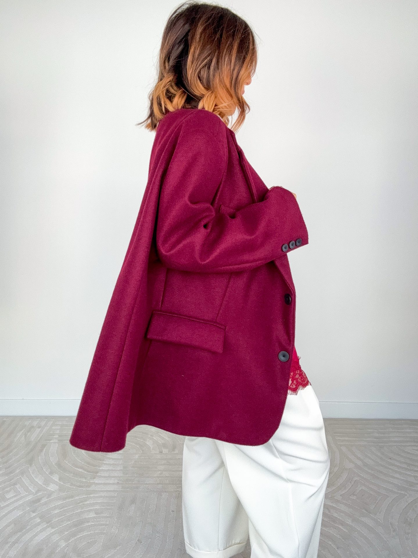 Giacca Stoccolma Borgogna - immagine 3