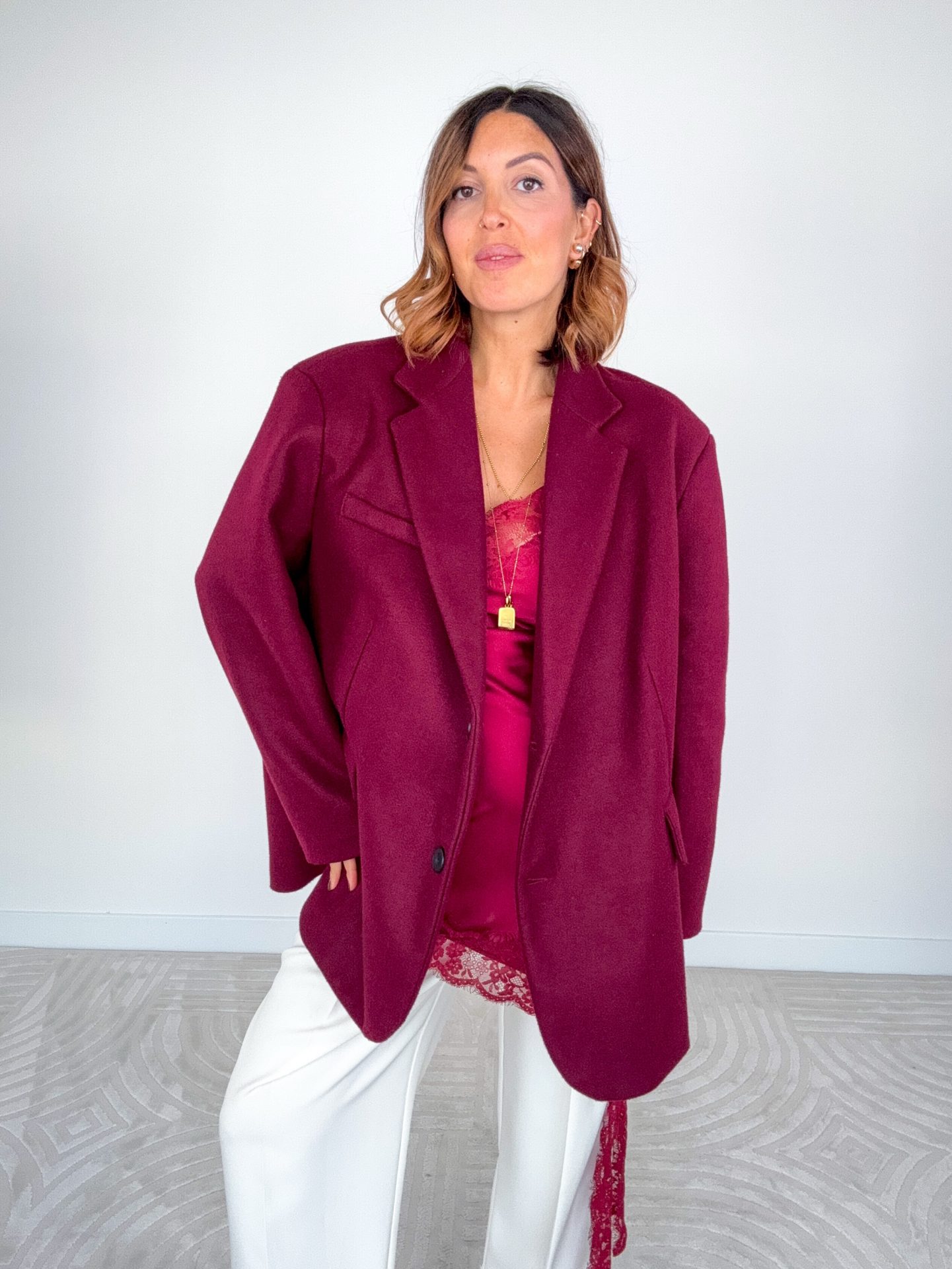 Giacca Stoccolma Borgogna - immagine 2