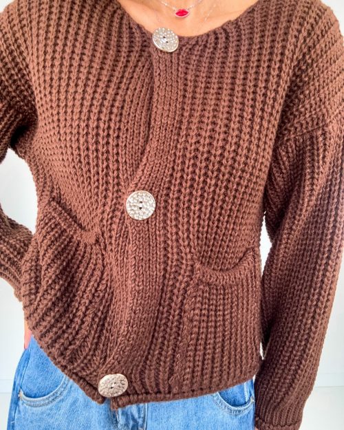Cardigan Medaglia Ciocco