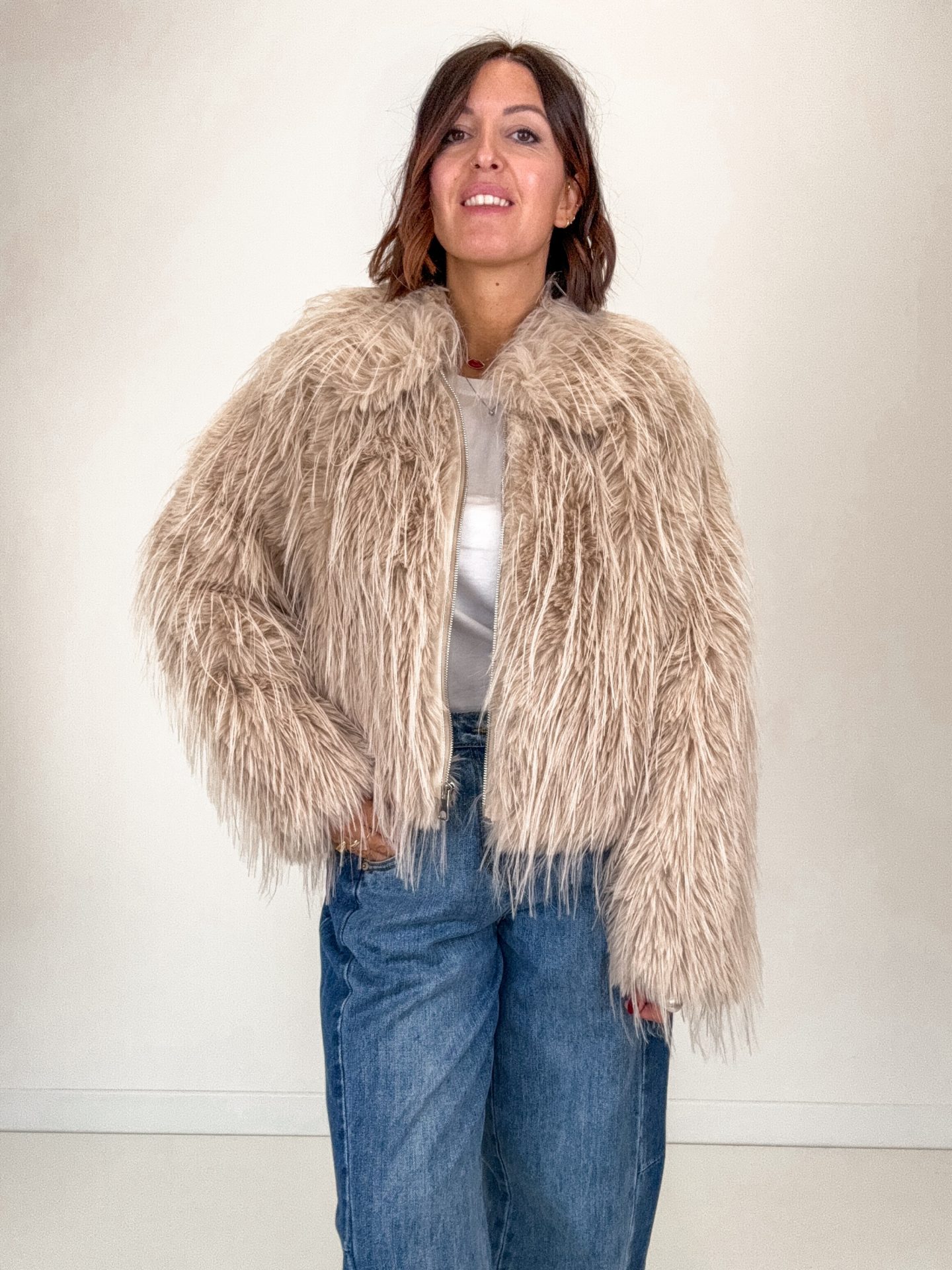 Eco Pelliccia Fedora Burro - immagine 3