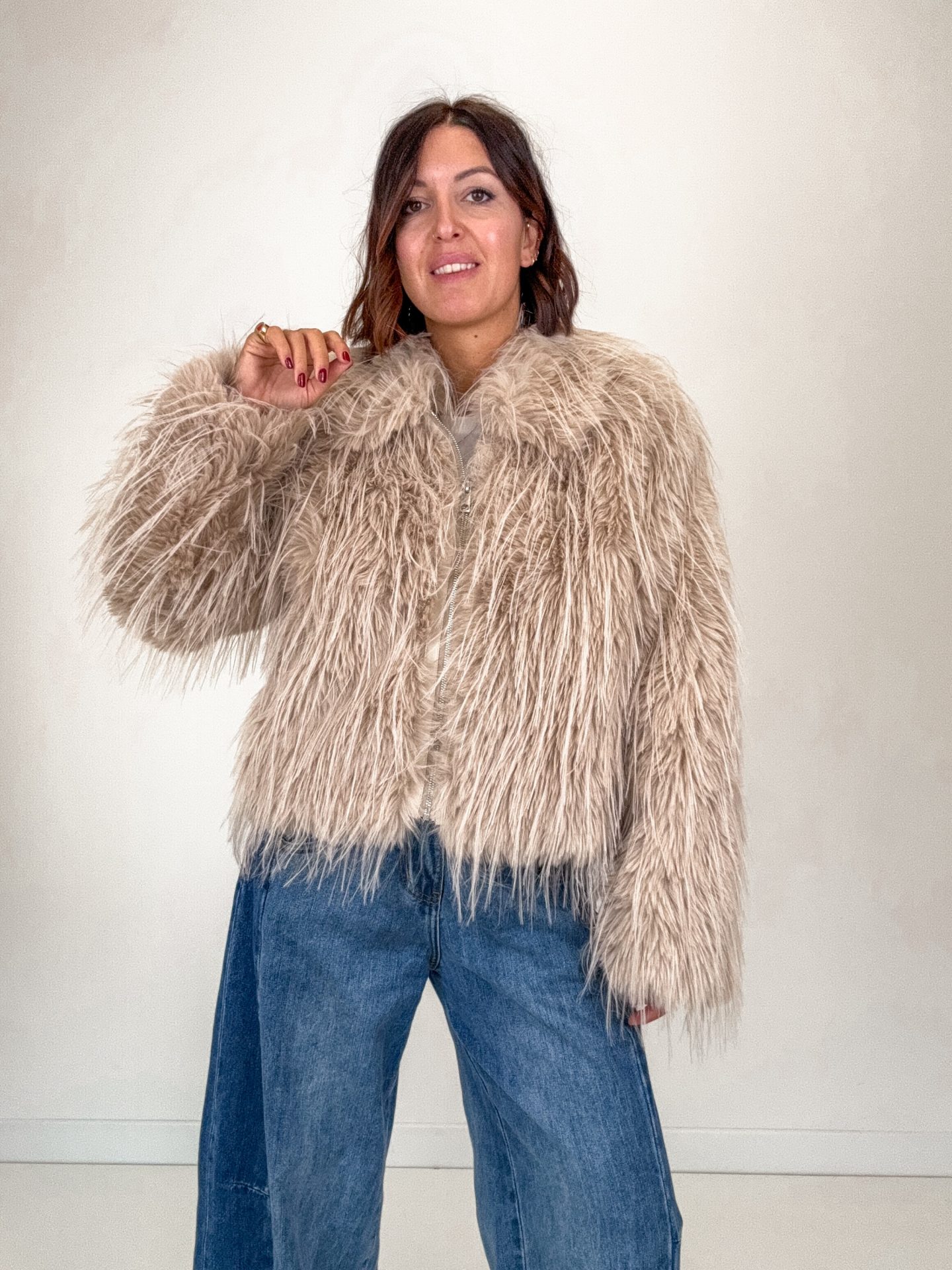 Eco Pelliccia Fedora Burro