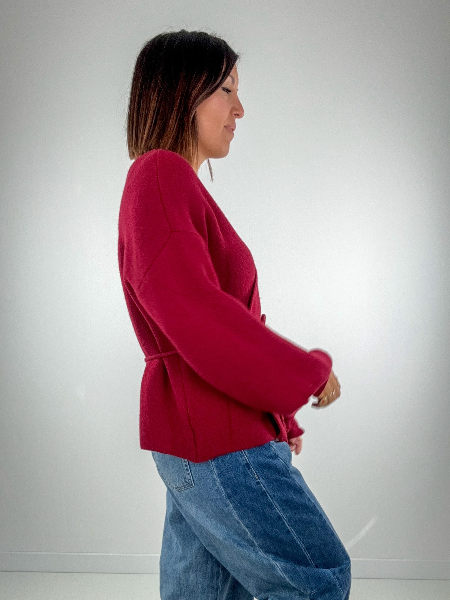 Cardigan Osaka Bordeaux - immagine 3