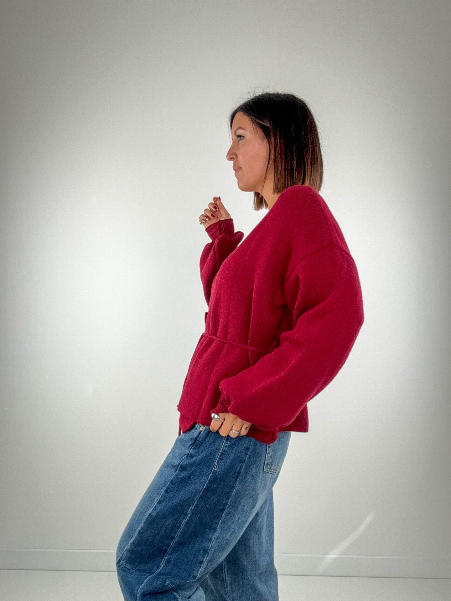 Cardigan Osaka Bordeaux - immagine 5