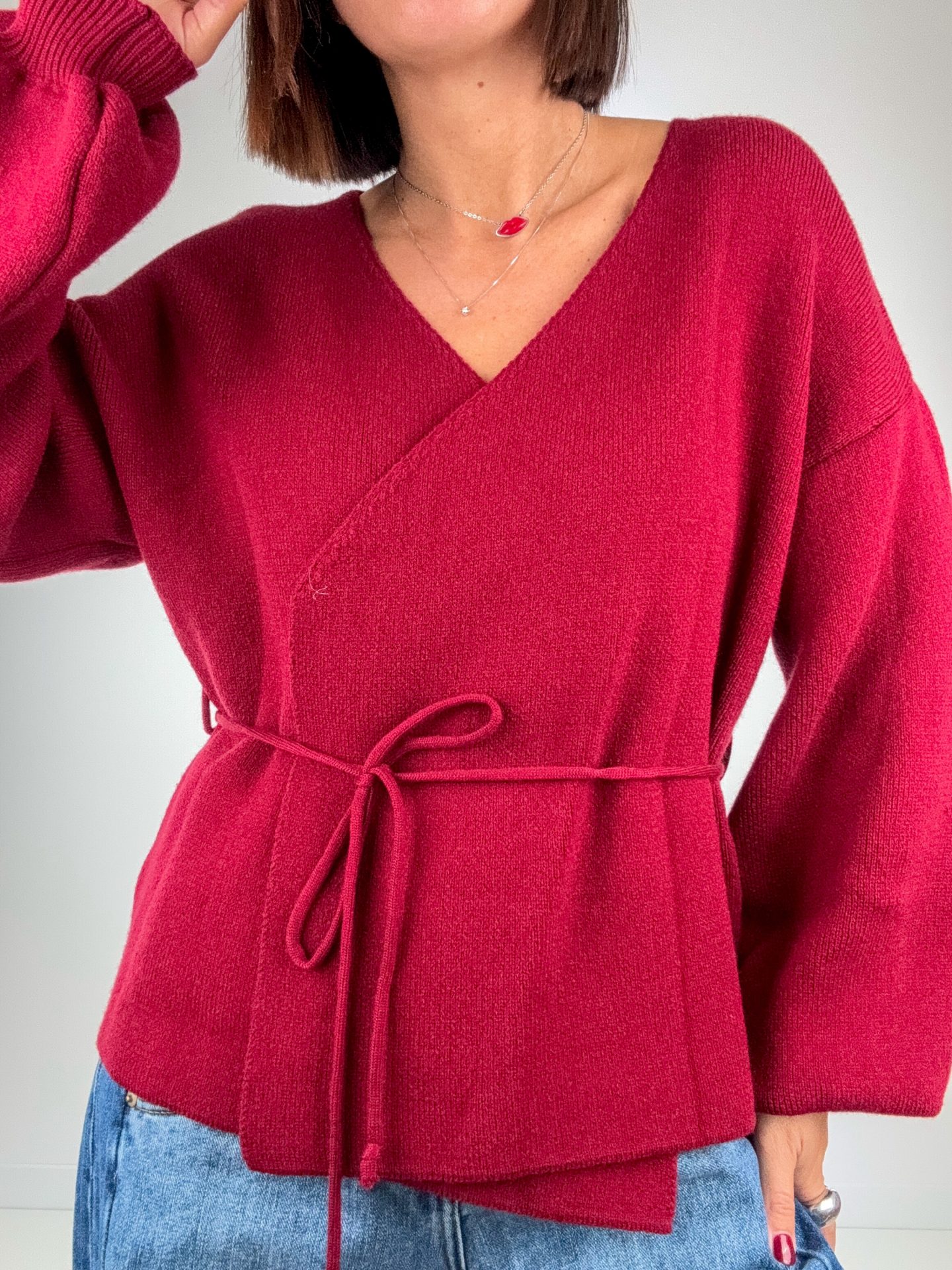 Cardigan Osaka Bordeaux - immagine 6