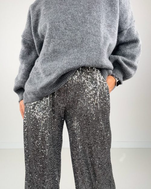 Pantalone Party Argento