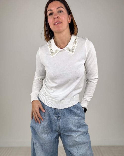 Pull Margherita Bianco