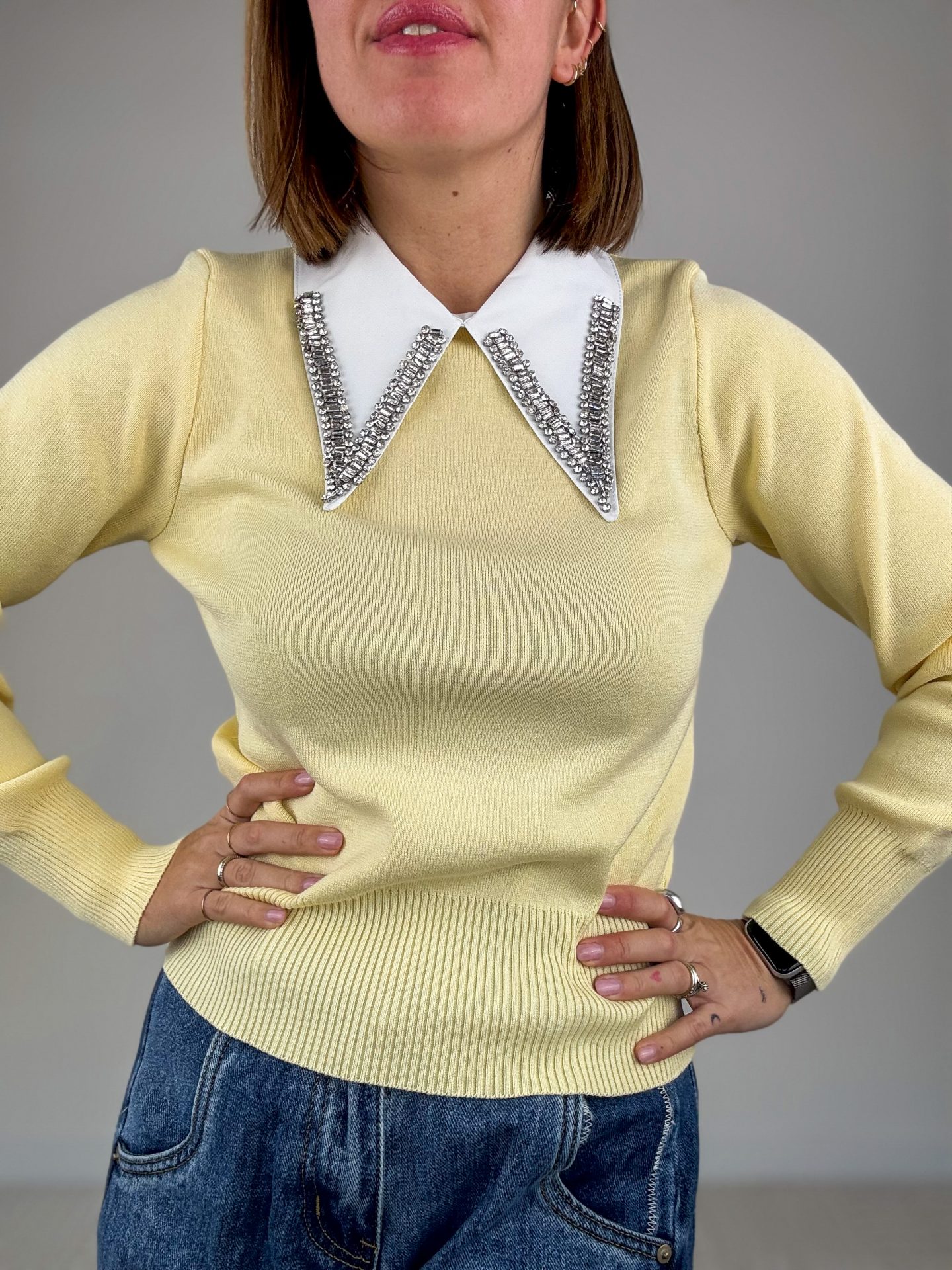 Pull Sorbona Giallo - immagine 5