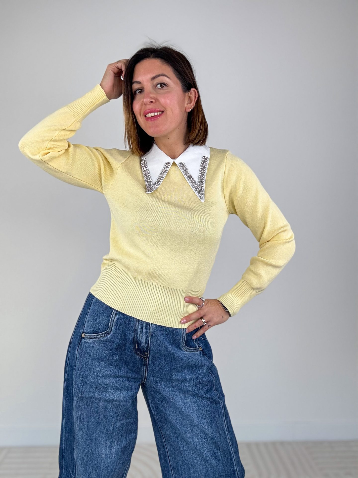 Pull Sorbona Giallo - immagine 6
