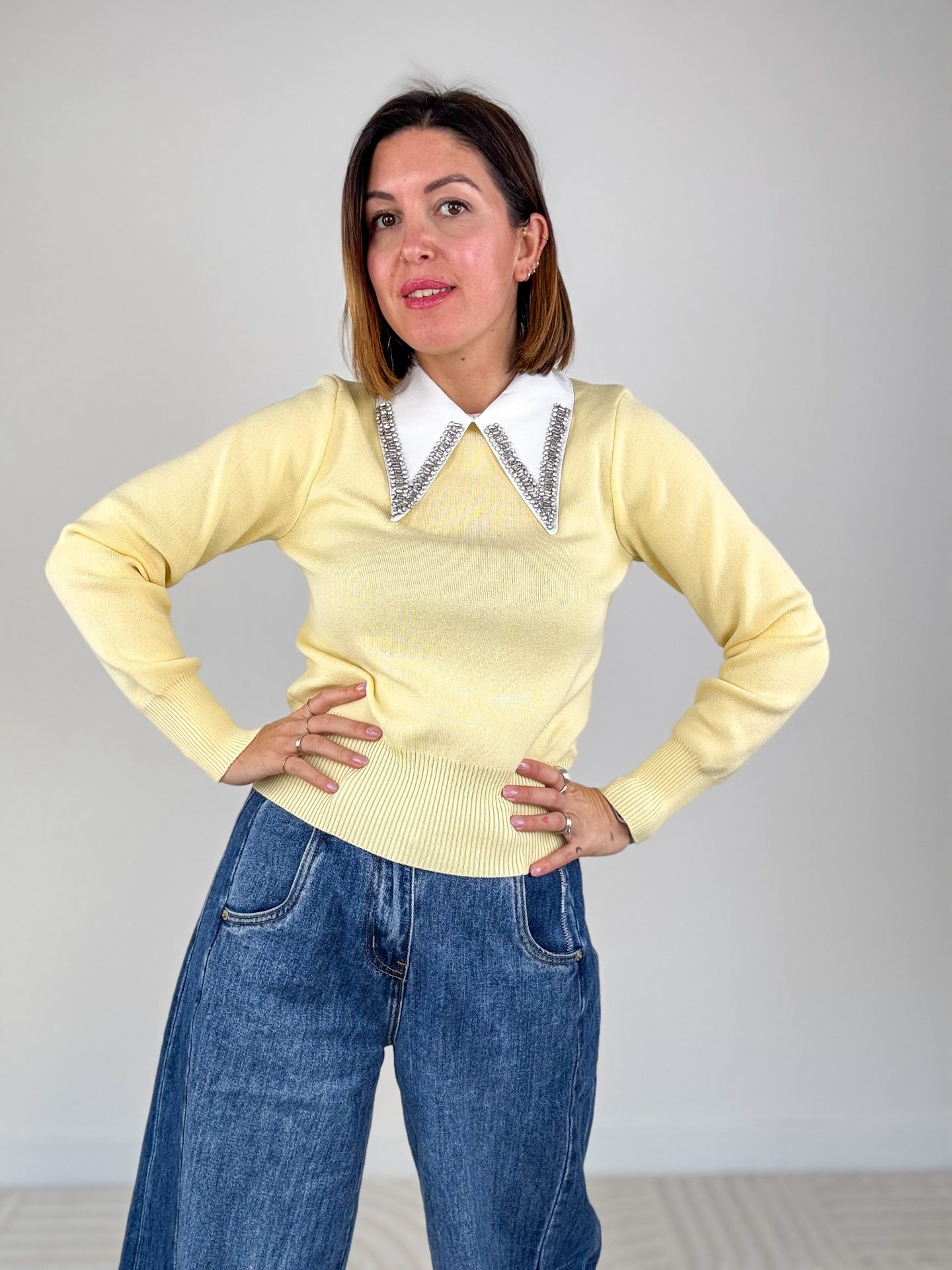 Pull Sorbona Giallo - immagine 2