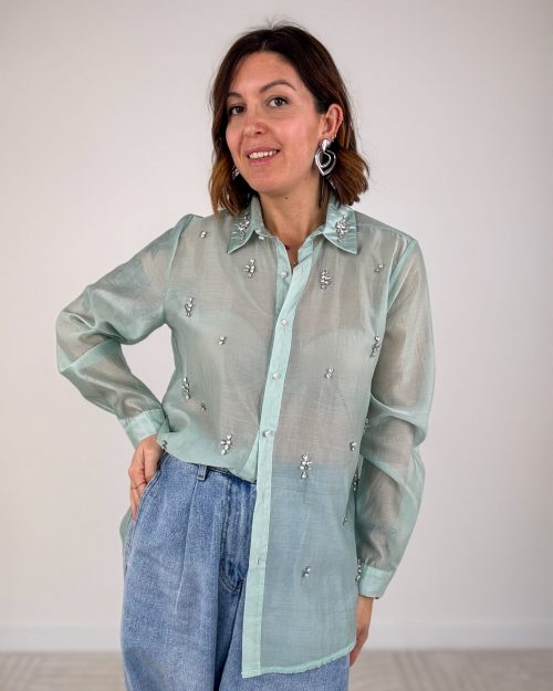 Camicia Preziosa Salvia