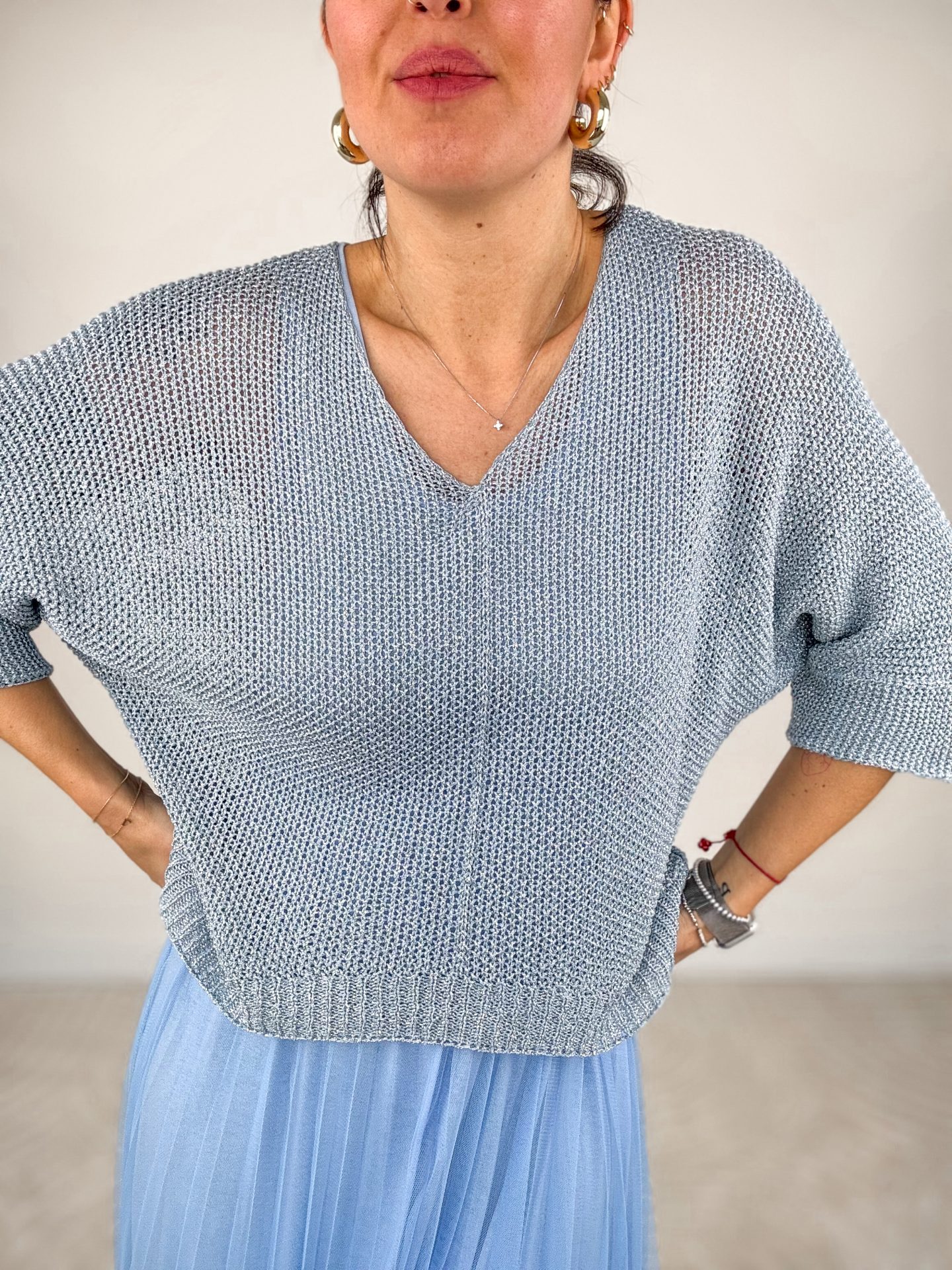 Abito Colette Azzurro - immagine 7