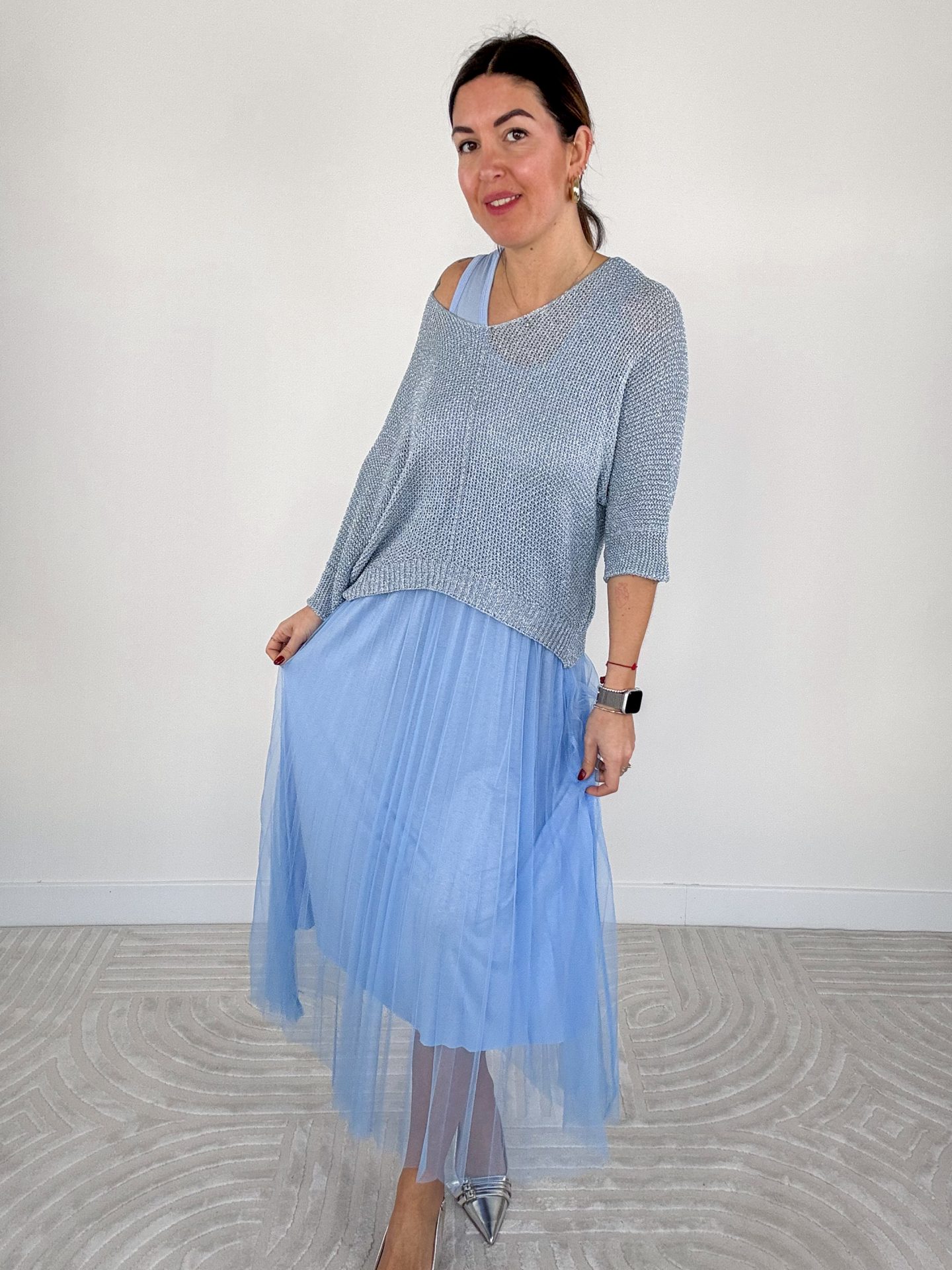 Abito Colette Azzurro - immagine 8