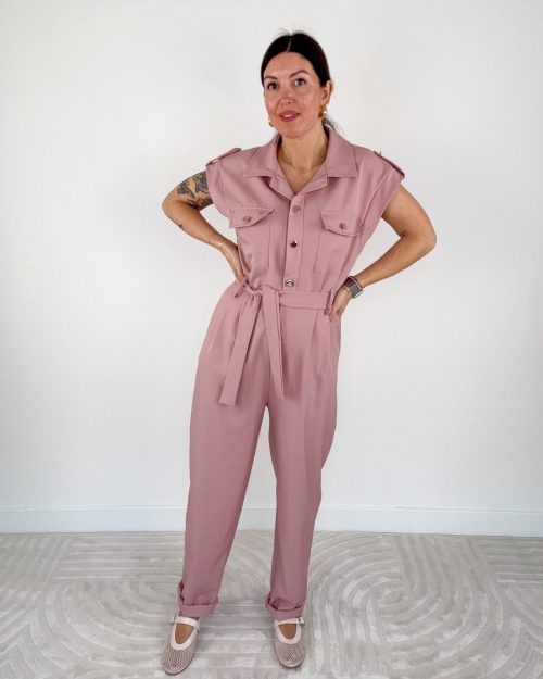 Jumpsuit Aviator Rosa