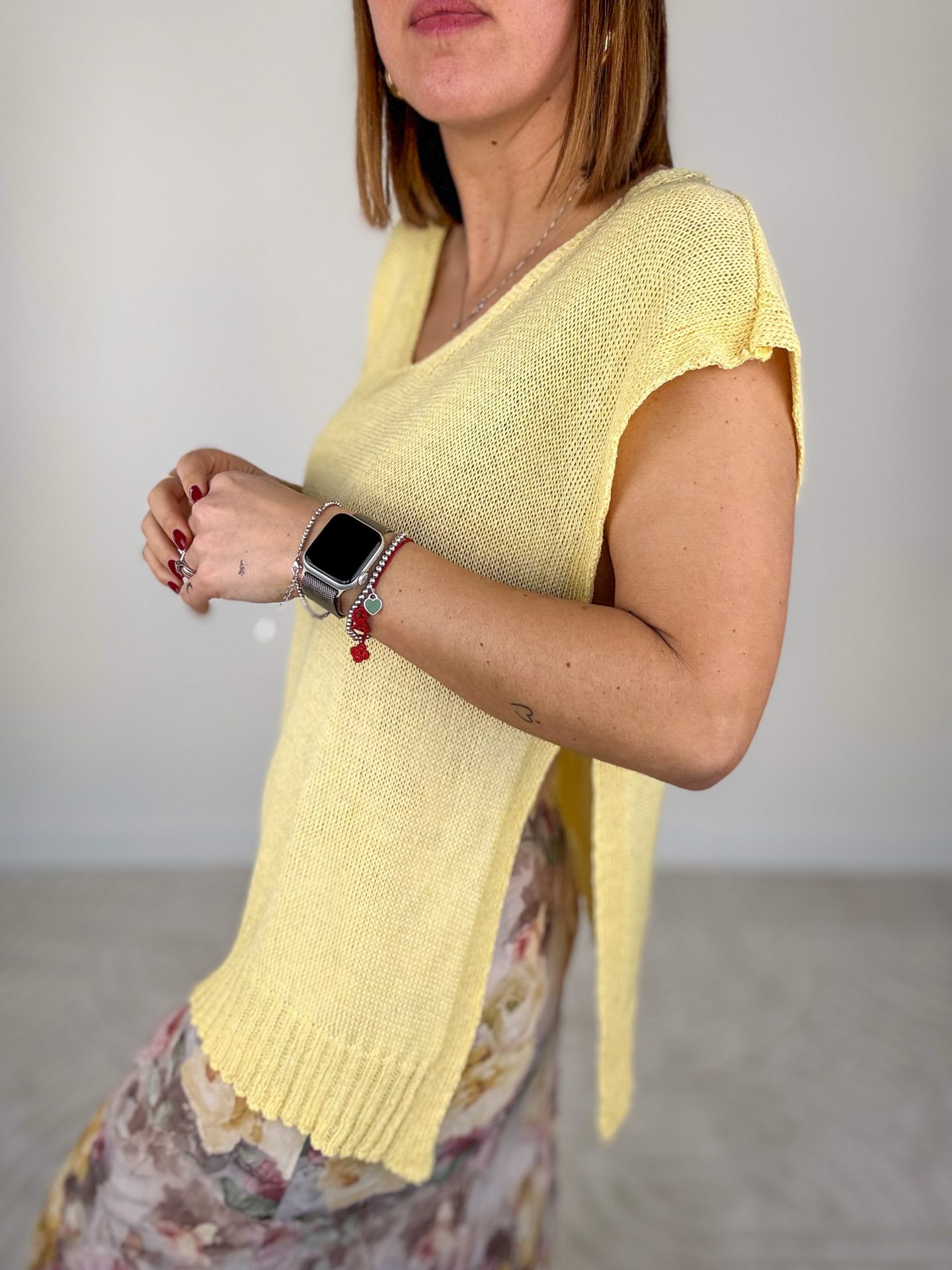 Gilet Desideria Giallo - immagine 8