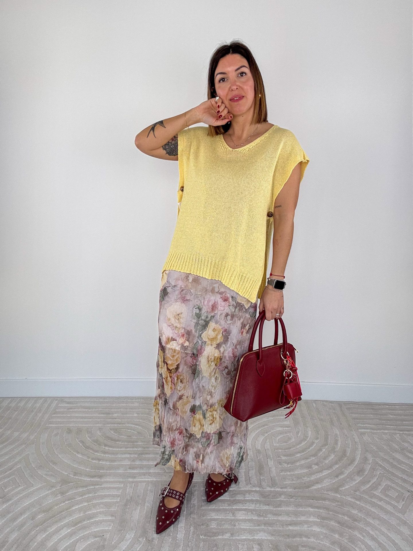 Gilet Desideria Giallo - immagine 11