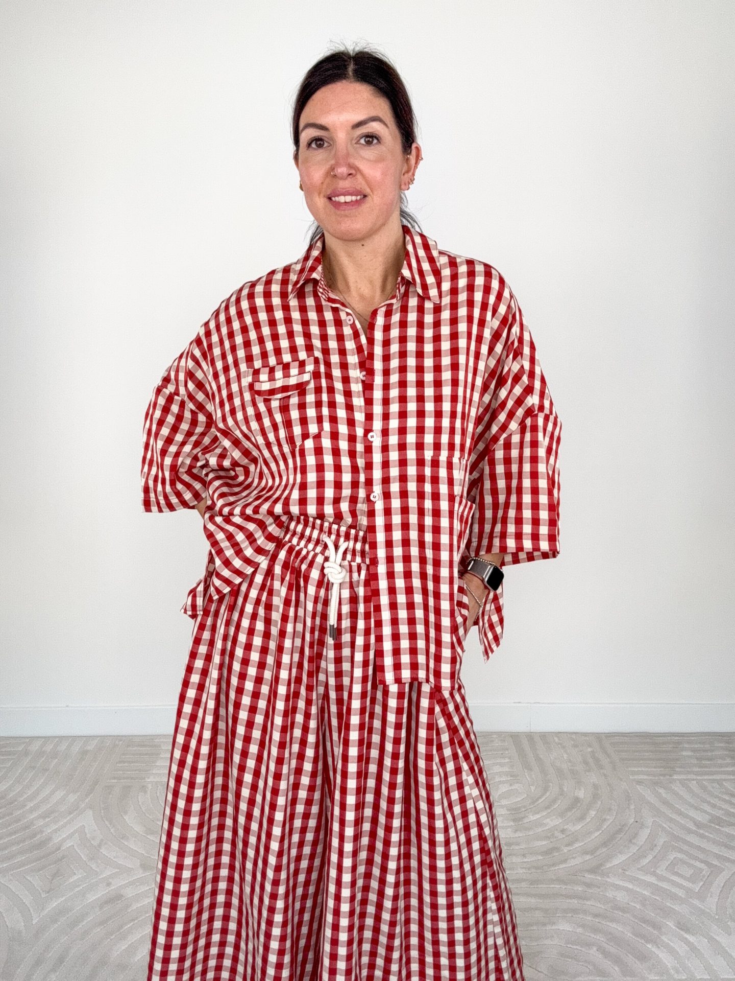 Camicia Vichy Rosso - immagine 6