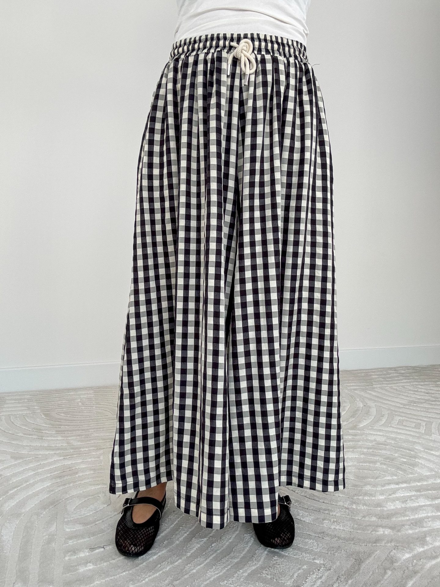 Panta Vichy Nero/Blu - immagine 4