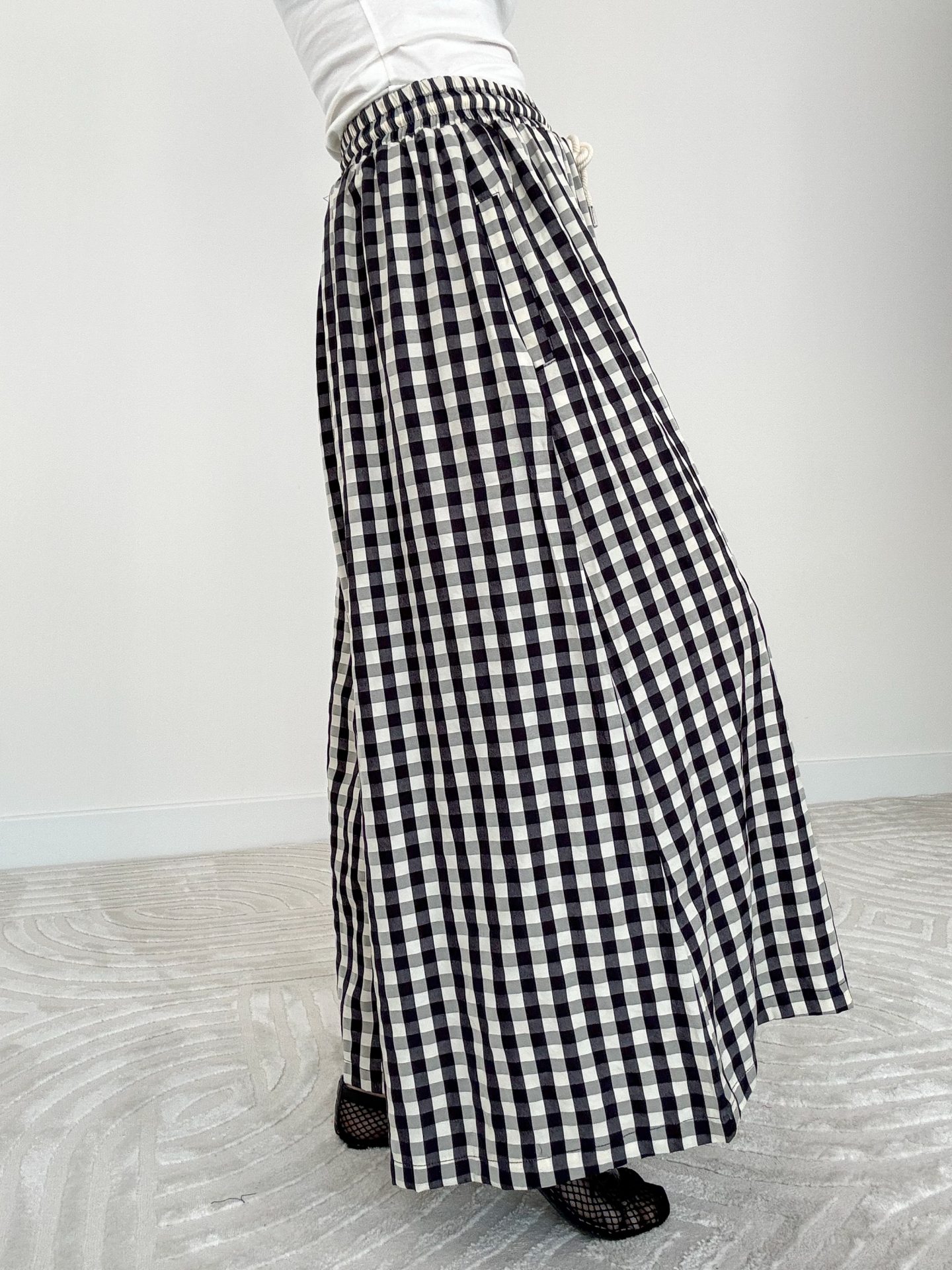 Panta Vichy Nero/Blu - immagine 2