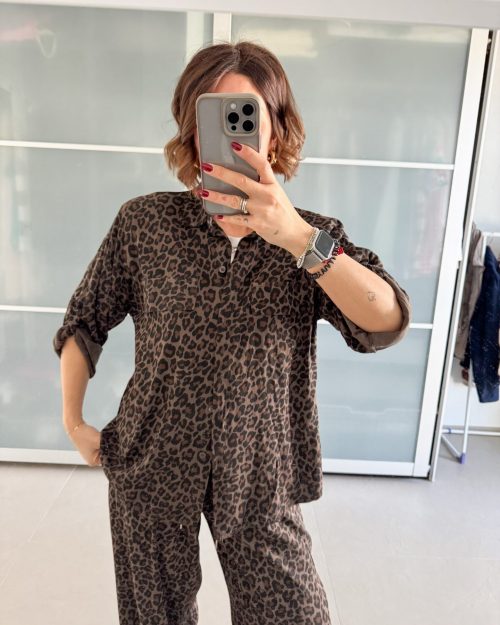Camicia Ivonne Leopard
