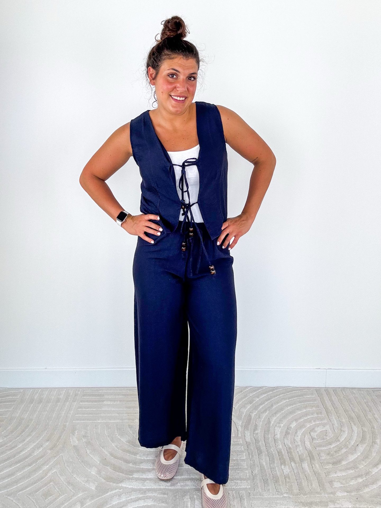 Panta Giuditta Navy - immagine 3