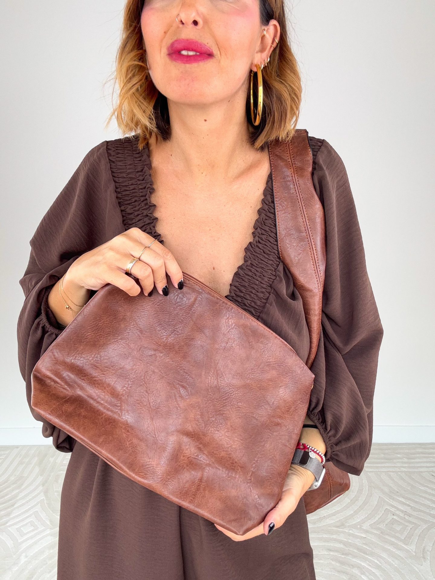 Borsa Isac Cuoio - immagine 3