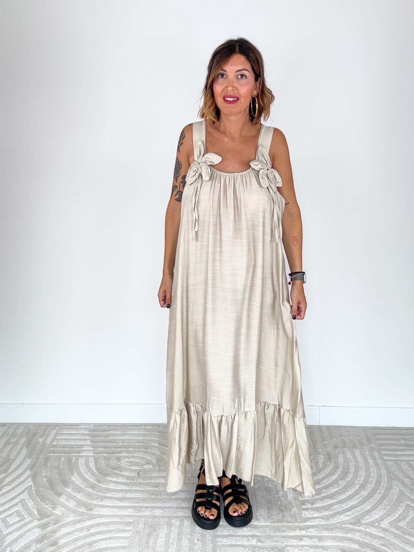 Abito Fiore Avorio - immagine 7