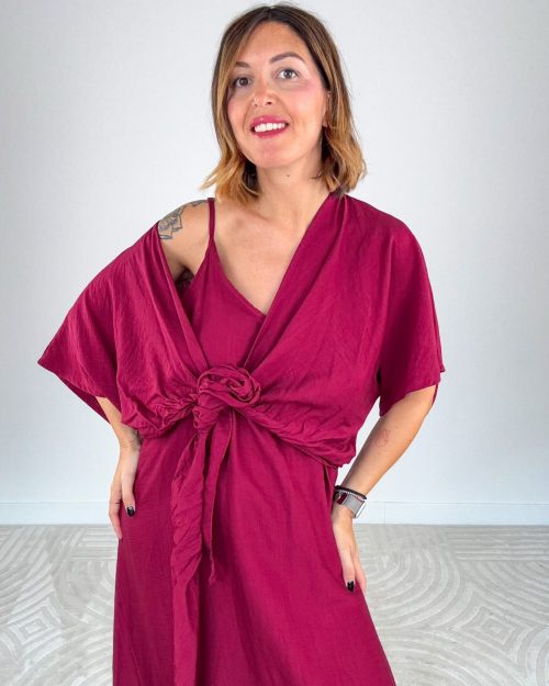 Abito Bolero Bordeaux