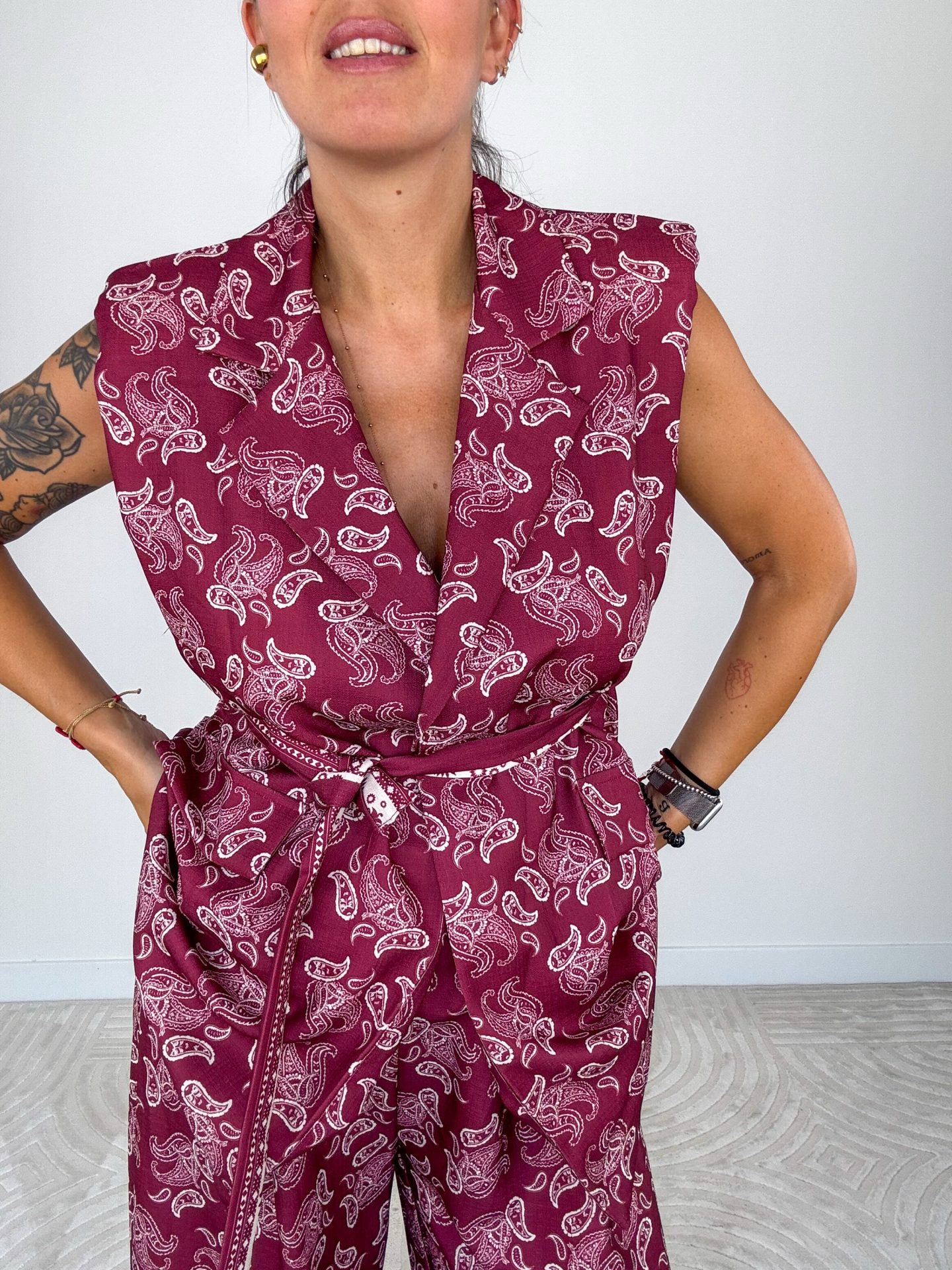 Set Kimono Bordeaux - immagine 4