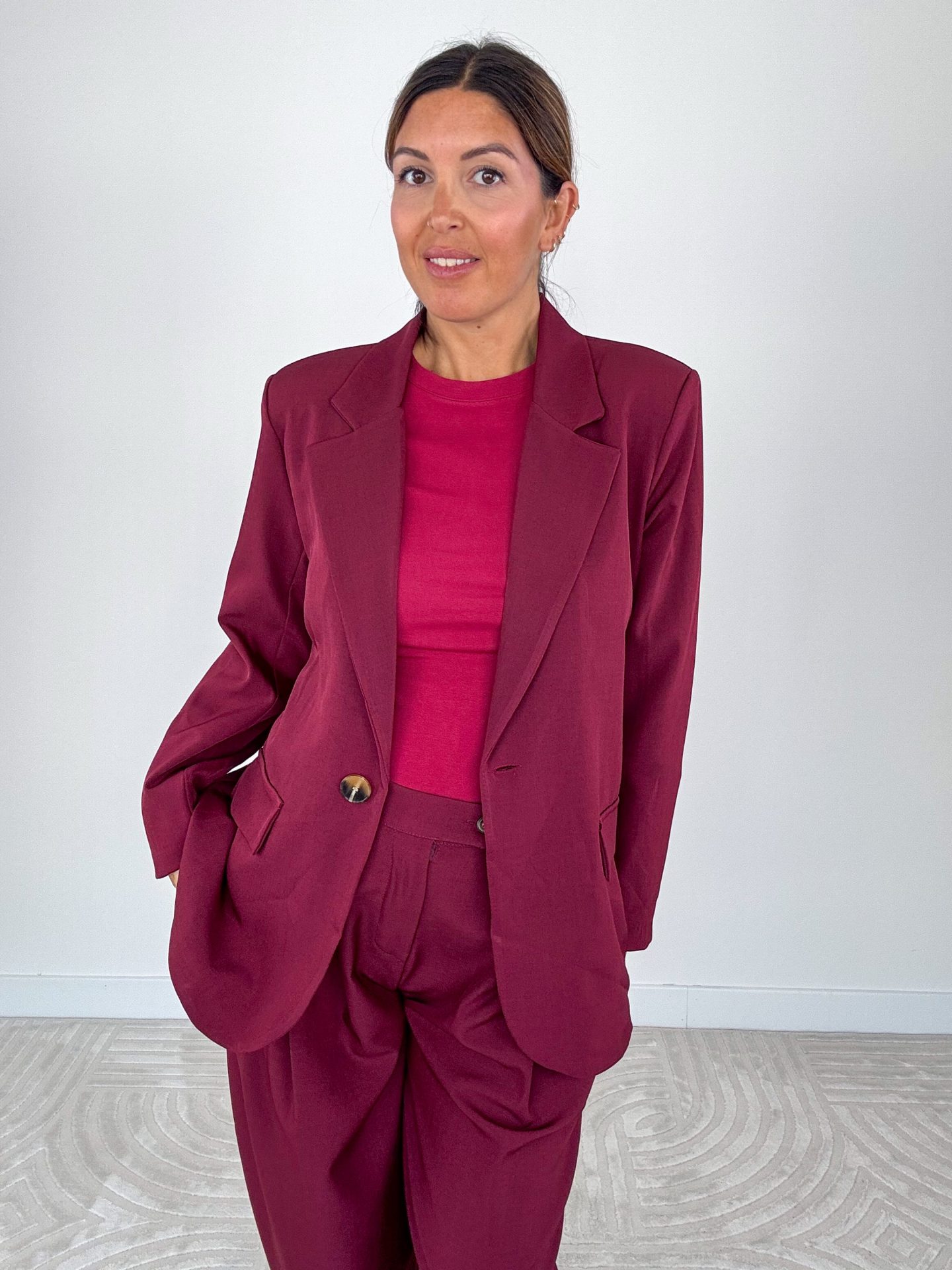 Blazer Dalida Bordeaux - immagine 8