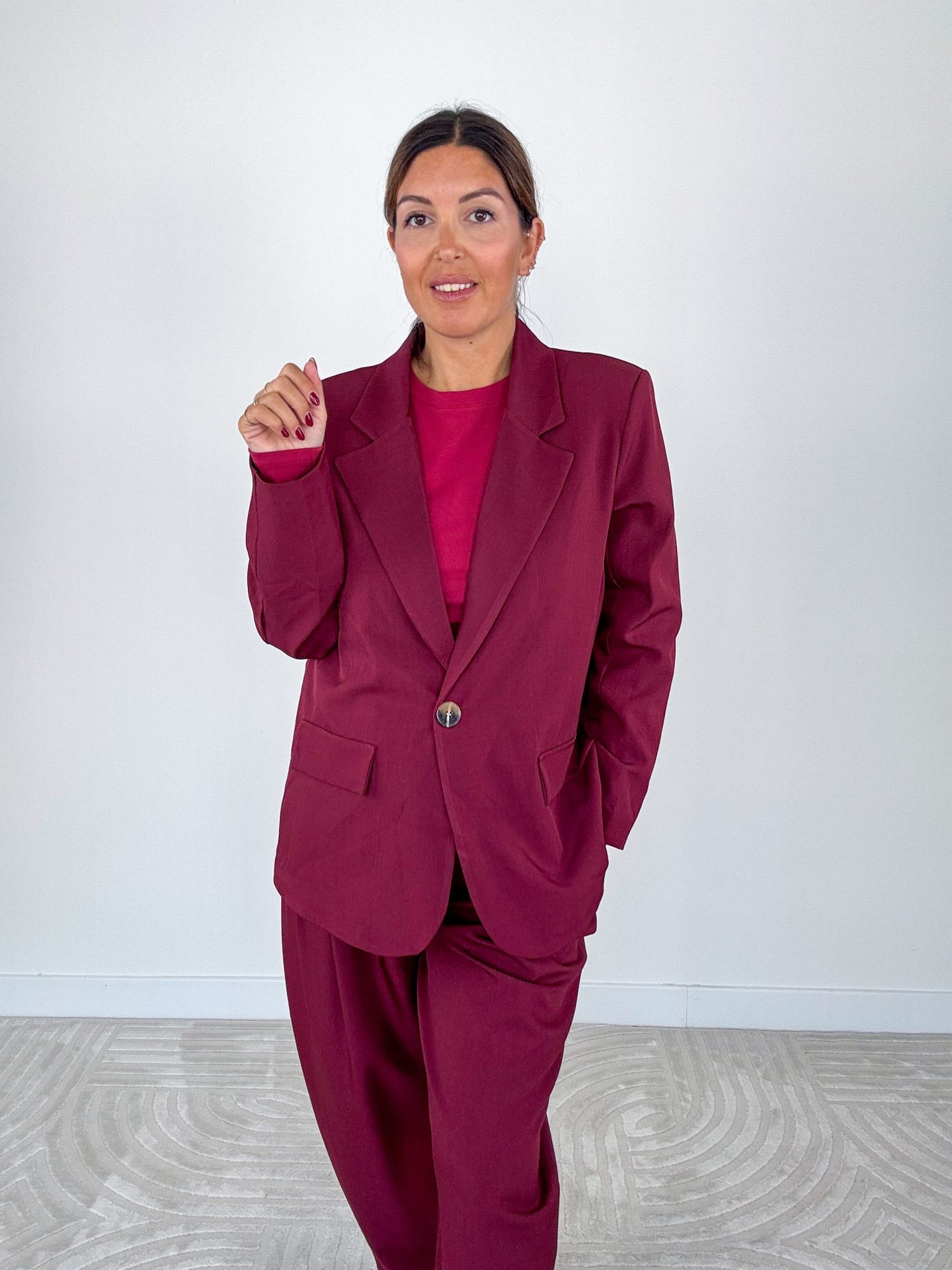 Blazer Dalida Bordeaux - immagine 5