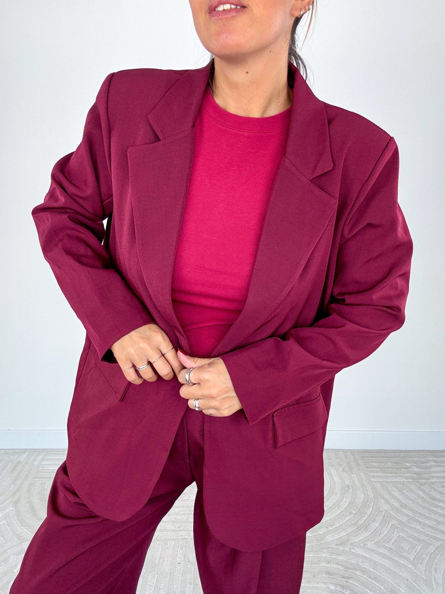 Blazer Dalida Bordeaux - immagine 4