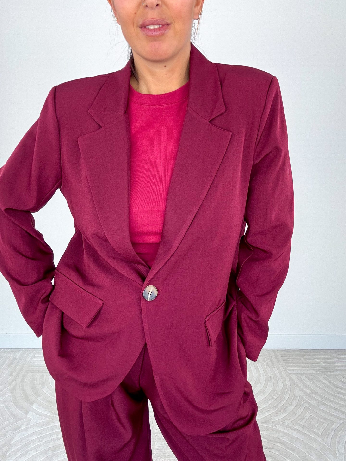 Blazer Dalida Bordeaux - immagine 3