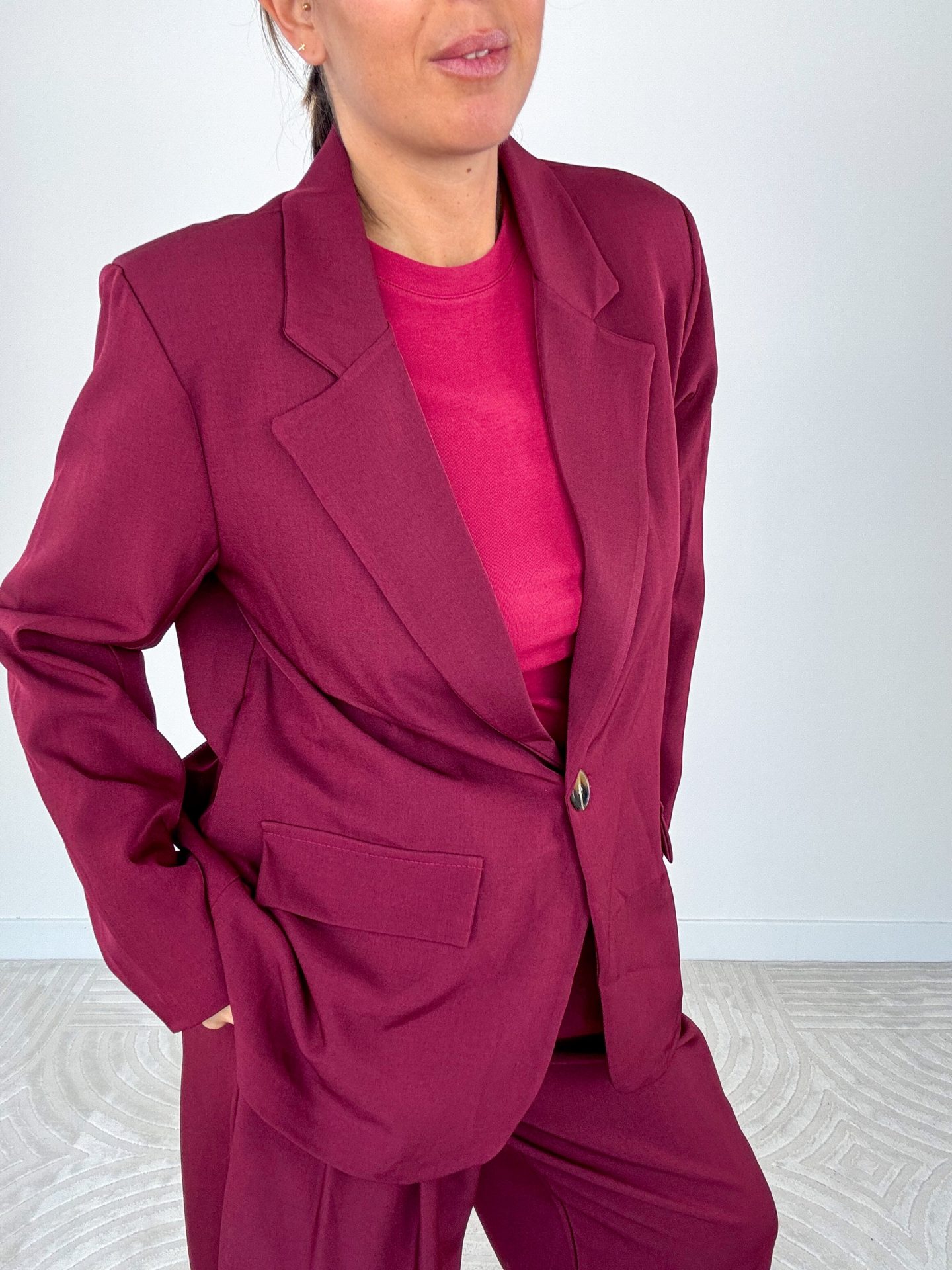 Blazer Dalida Bordeaux - immagine 2