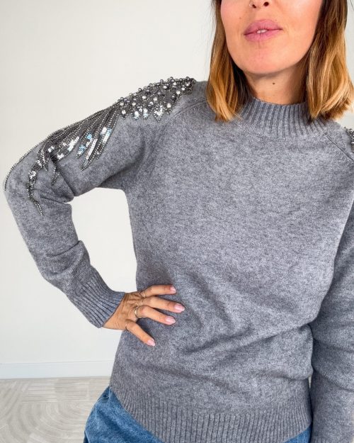 Pull Meraviglia Grigio