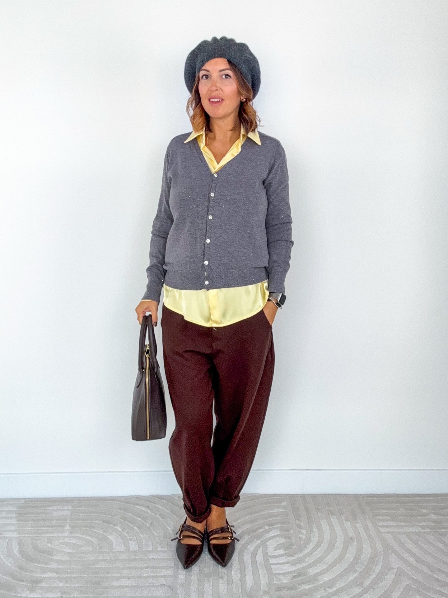 Cardigan Lurex Grigio - immagine 9