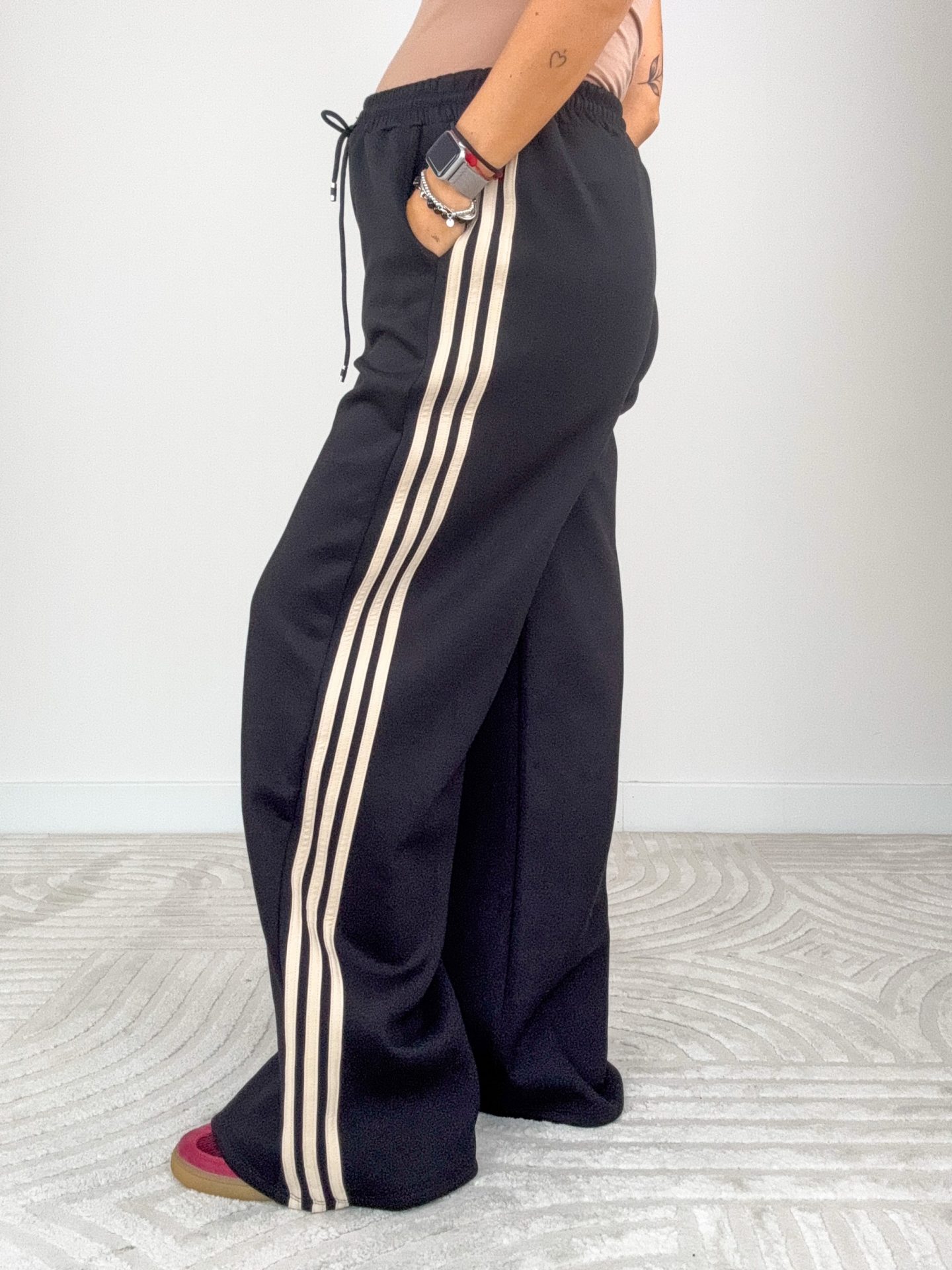 Panta Stripes Nero - immagine 2