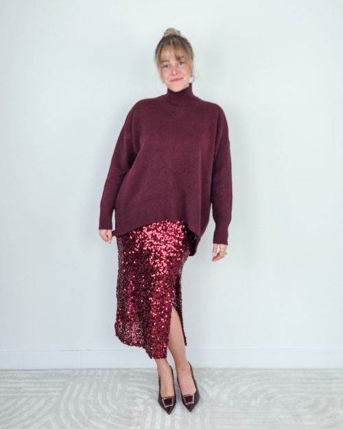 Longuette Olivia Bordeaux