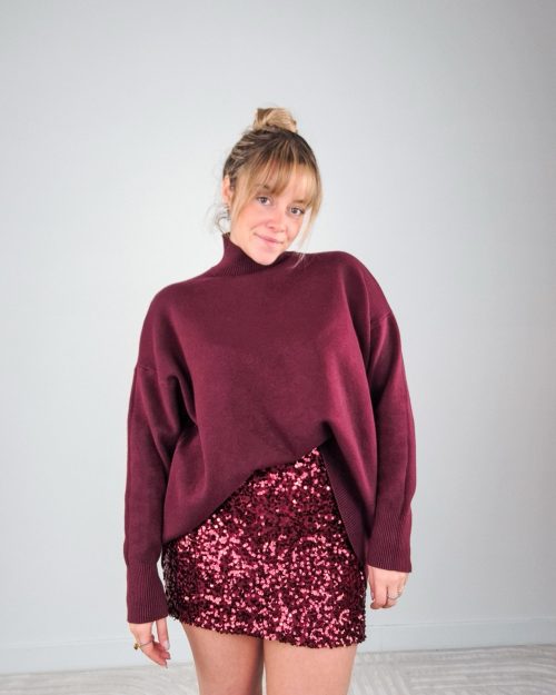 Mini Paillettes Bordeaux