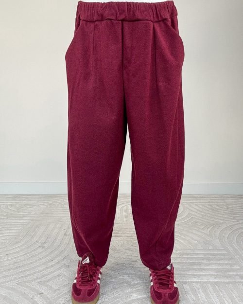 Panta Noemi Spinato Bordeaux